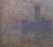 Claude Monet Houses of Parliament,Fog Effect Spain oil painting reproduction